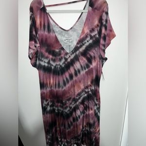 Tie-dye torrid dress